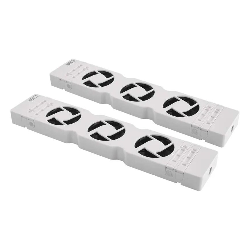 KIT 2x Radiatorfläktar 5/230V vit