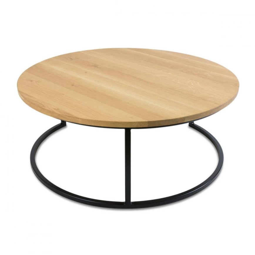 KIT 2x Soffbord OAKLOFT 38x90 cm svart/ek