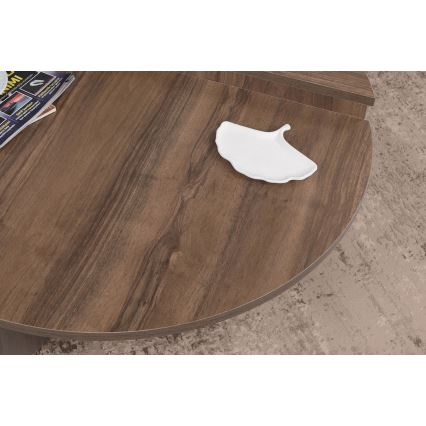 KIT 2x Soffbord PODIUM brun