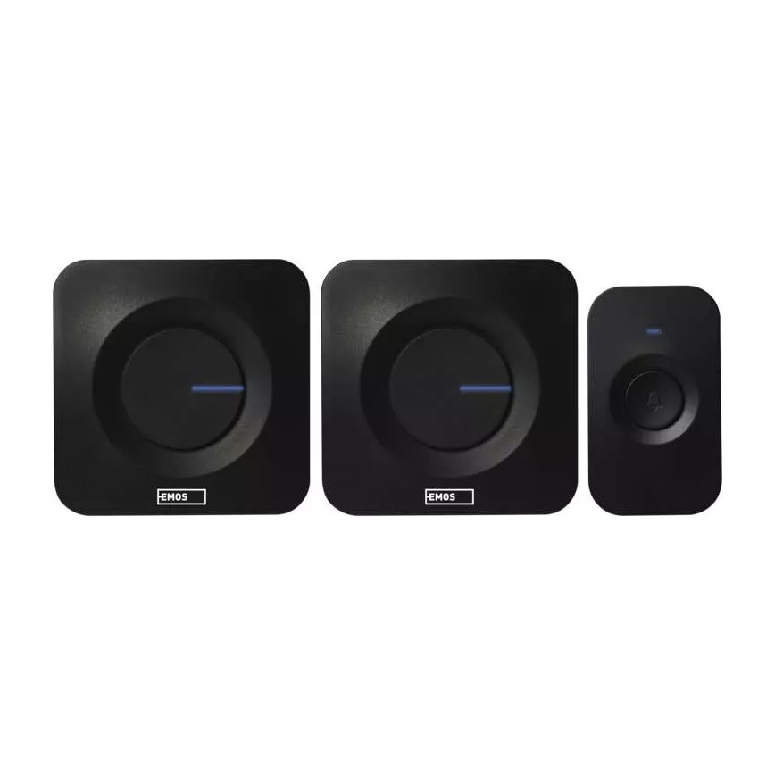 KIT 2x Trådlös batteridriven dörrklocka 3xAAA + 1xA23 IP56