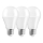 KIT 3x LED glödlampa A60 E27/10W/230V 3000K