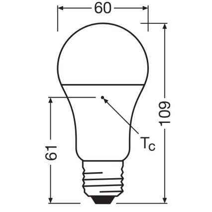KIT 3x LED glödlampa A60 E27/10W/230V 4000K
