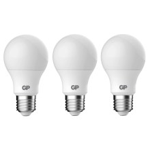 KIT 3x LED glödlampa A60 E27/8,6W/230V 2700K - GP