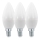 KIT 3x LED glödlampa C37 E14/6W/230V 3000K - Eglo 12884