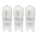 KIT 3x LED glödlampa ECOLINE G9/2,5W/230V 3000K - Brilagi