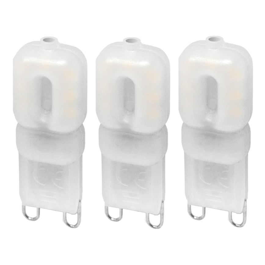 KIT 3x LED glödlampa ECOLINE G9/2,5W/230V 3000K - Brilagi