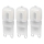 KIT 3x LED glödlampa ECOLINE G9/2,5W/230V 3000K - Brilagi