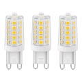 KIT 3x LED glödlampa ECOLINE G9/3,5W/230V 3000K - Brilagi