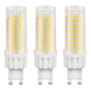 KIT 3x LED glödlampa ECOLINE G9/7W/230V 3000K - Brilagi