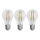 KIT 3x LED glödlampa FILAMENT A60 E27/3,8W/230V 2700K Energiklass A
