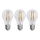 KIT 3x LED glödlampa FILAMENT A60 E27/3,8W/230V 4000K Energiklass A