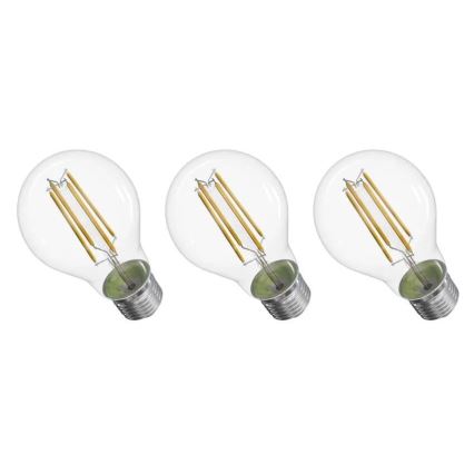 KIT 3x LED glödlampa FILAMENT A60 E27/3,8W/230V 4000K Energiklass A