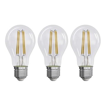 KIT 3x LED glödlampa FILAMENT A60 E27/5W/230V 2700K Energiklass A