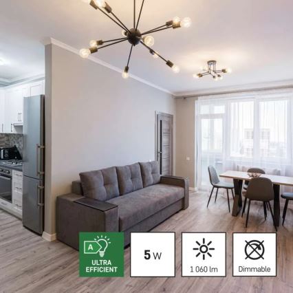 KIT 3x LED glödlampa FILAMENT A60 E27/5W/230V 2700K Energiklass A