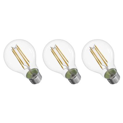 KIT 3x LED glödlampa FILAMENT A60 E27/5W/230V 2700K Energiklass A