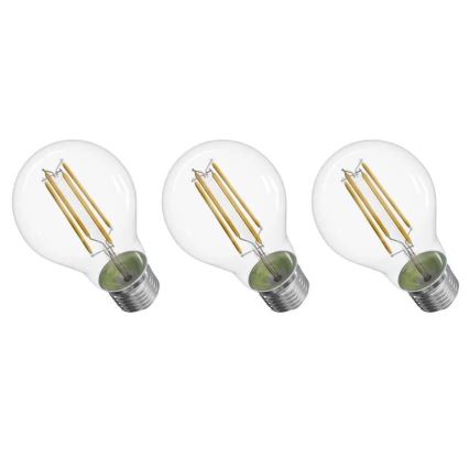 KIT 3x LED glödlampa FILAMENT A60 E27/5W/230V 4000K Energiklass A