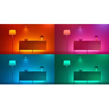 KIT 3x LED RGBW dimbar lampa PAR16 GU10/4,7W/230V 2200-6500K Wi-Fi - WiZ