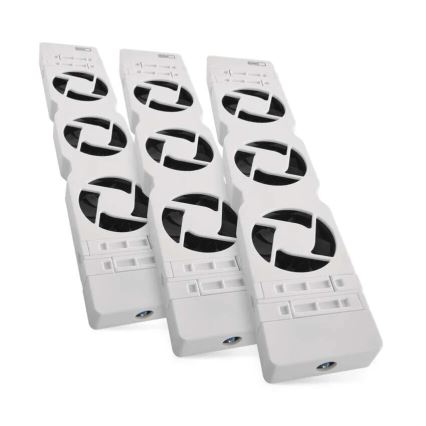 KIT 3x Radiatorfläktar 5/230V vit