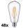 KIT 48x LED glödlampa VINTAGE ST64 E27/7W/230V 2700K