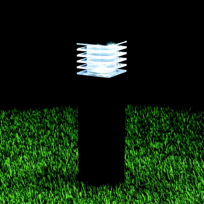 KIT 4x LED solcellslampa LED/0,06W/1,2V 1xAAA 6000K IP44 100 mAh