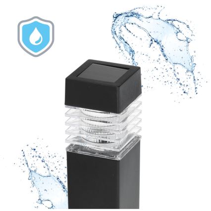 KIT 4x LED solcellslampa LED/0,06W/1,2V 1xAAA 6000K IP44 100 mAh