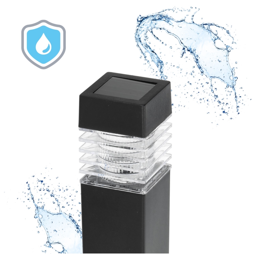 KIT 4x LED solcellslampa LED/0,06W/1,2V 1xAAA 6000K IP44 100 mAh