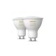 KIT 4x LED Ljusreglerad glödlampa Philips Hue WHITE AMBIANCE GU10/5W/230V 2200-6500K