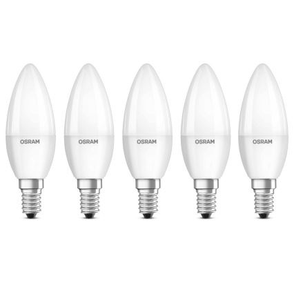 KIT 5x LED glödlampa BASE B40 E14/4,9W/230V 2700K - Osram