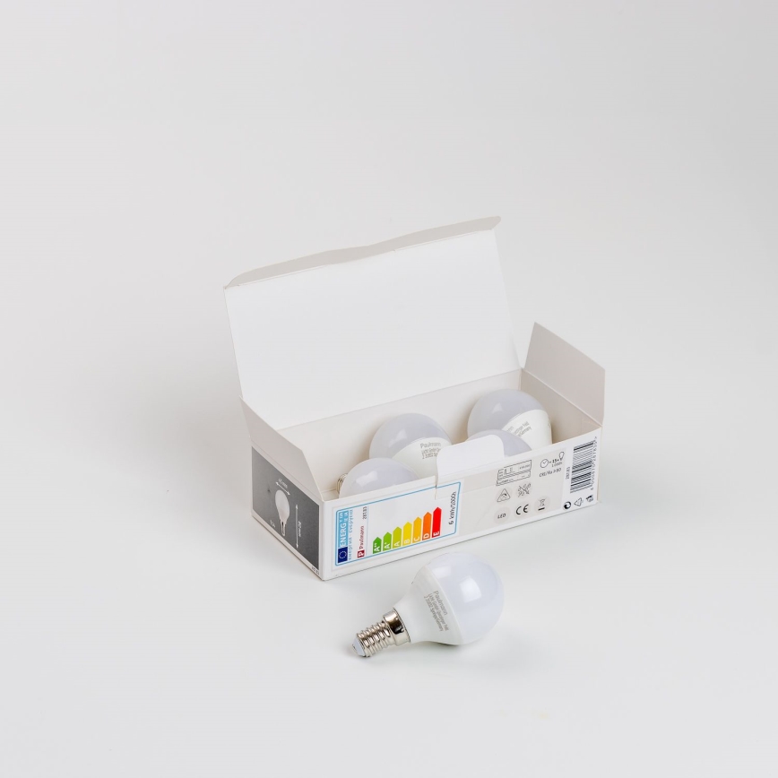 KIT 5x LED glödlampa P45 E14/5,5W/230V 2700K - Paulmann 28783