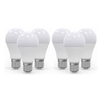 KIT 6x LED glödlampa E27/10W/230V 2800K