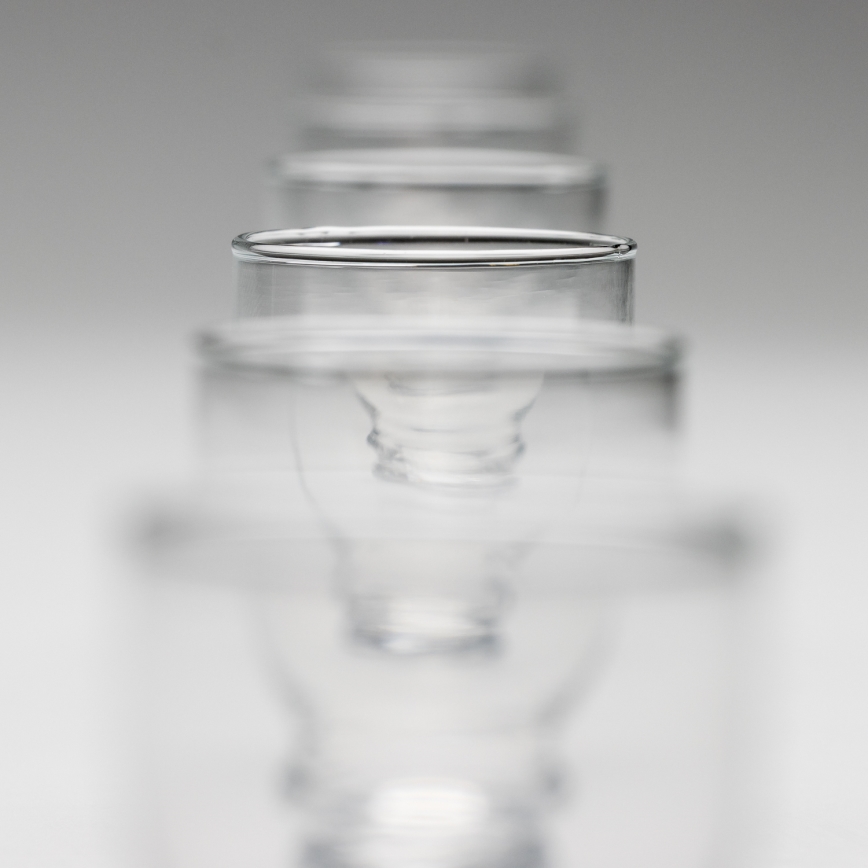 Kit 6x likörglas genomskinlig