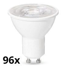 KIT 96x LED glödlampa GU10/4,7W/230V 6500K