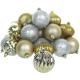 Kit of Christmas ornaments 30 delar guld/silver