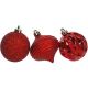 Kit of Christmas ornaments 30 delar röd