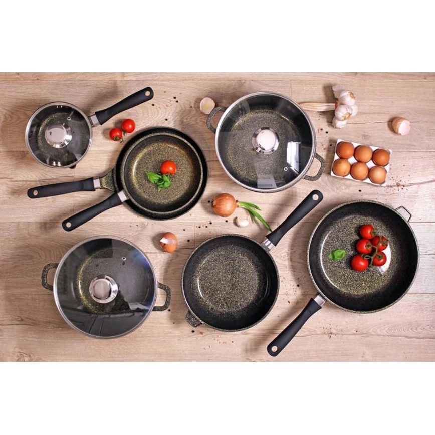 KITCHISIMO Djup stekpanna 28 cm svart