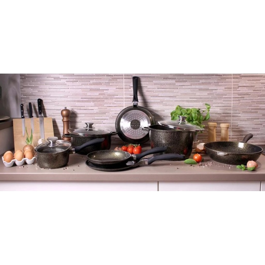KITCHISIMO Djup stekpanna 28 cm svart