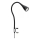 Klämlampa 1xGU10/3W/230V svart