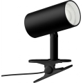 Klämlampa PUNTO 1xGU10/9W/230V svart