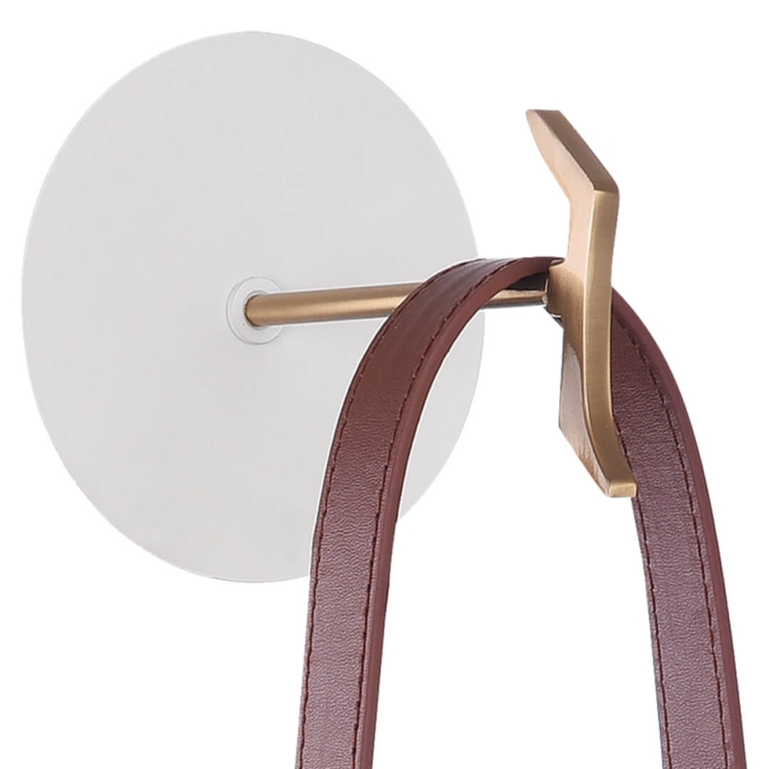 Vägglampa MEMORY 1xG9/4W/230V vit/brun