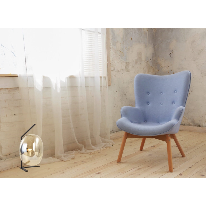 Bordslampa VESTA 1xE27/7W/230V beige/svart