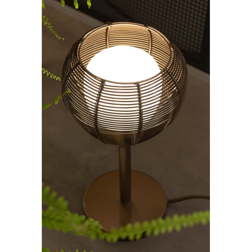 Bordslampa NEST 1xE14/7W/230V koppar