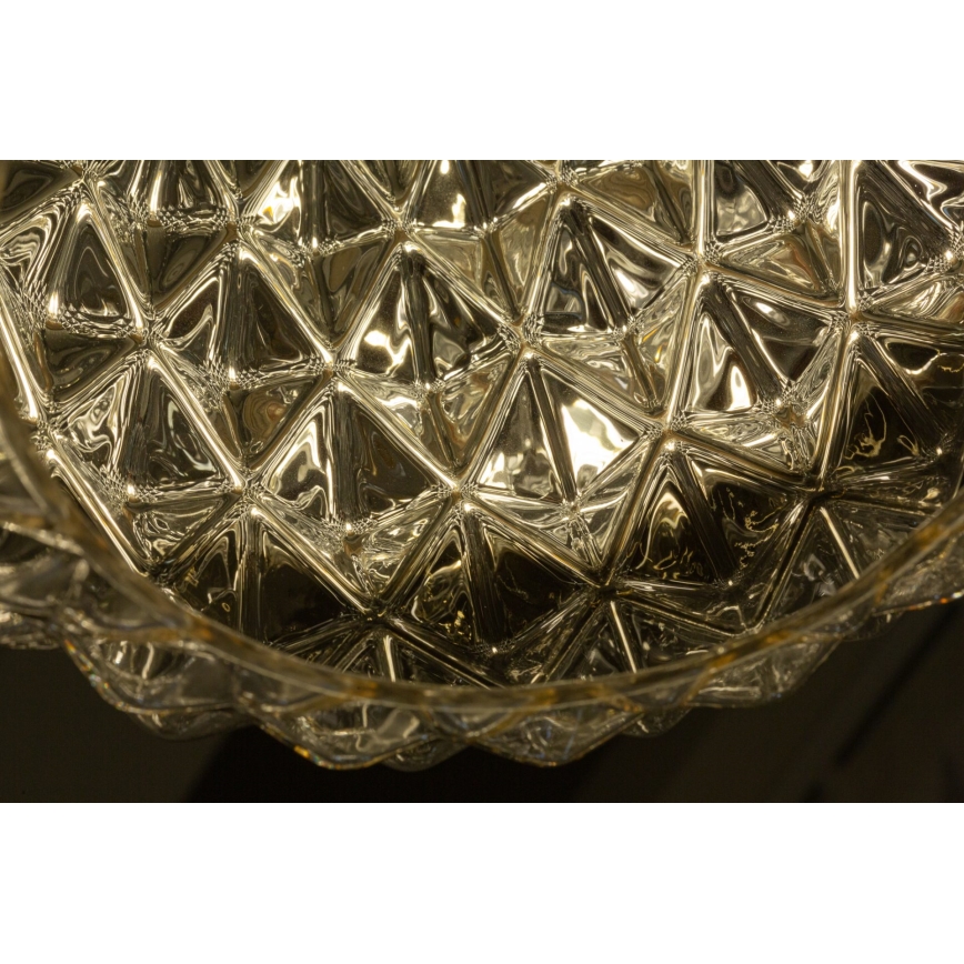 Ljuskrona med upphängningsrem DIAMOND 1xE27/11W/230V gyllene