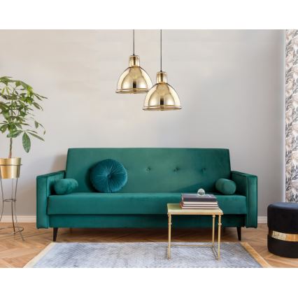 Ljuskrona med upphängningsrem CREATE 1xE27/11W/230V gyllene