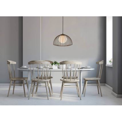 Ljuskrona med upphängningsrem GRID 1xG9/4W/230V brun