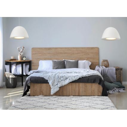 Ljuskrona med upphängningsrem REVOLVE 1xE27/11W/230V vit