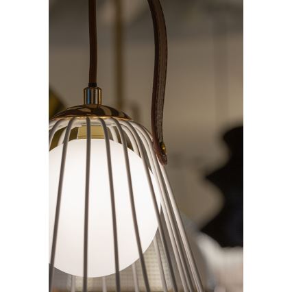 Vägglampa MEMORY 1xG9/4W/230V vit/brun