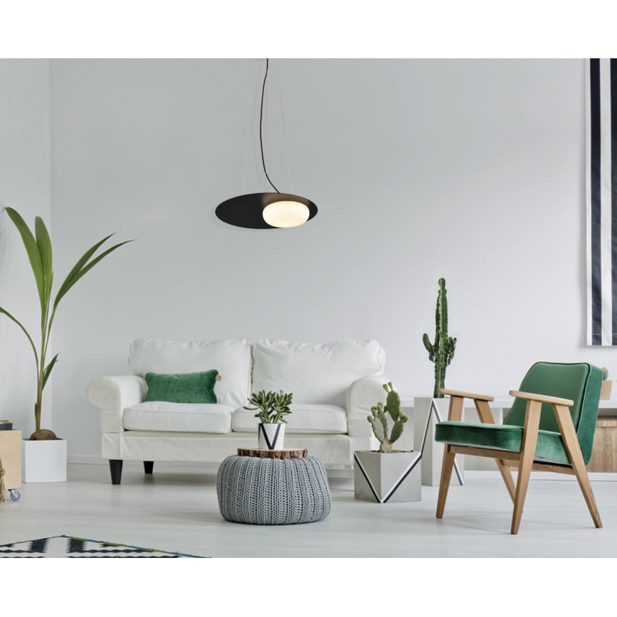 LED-lampa på kabel PETIT LED/12W/230V svart