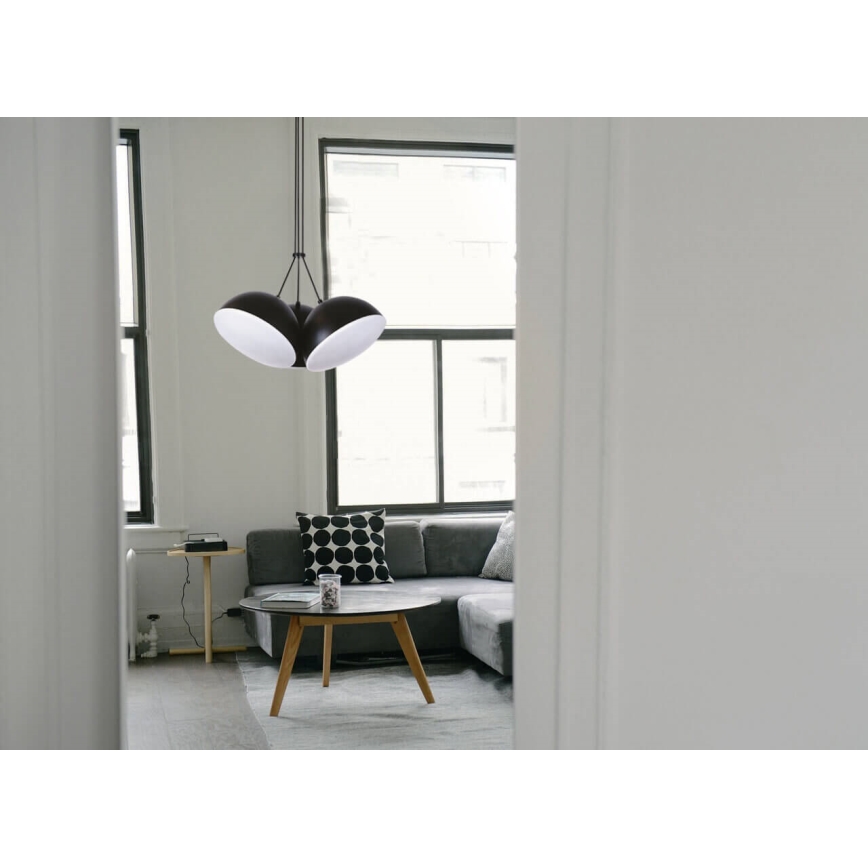 LED-lampa på kabel CROWD 3xLED/20W/230V svart