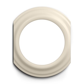 Kliklap - Retro mittmonterad ram, beige