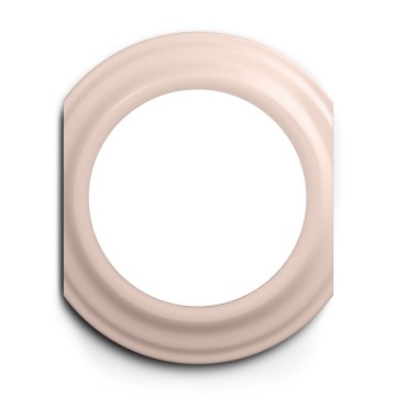 Kliklap - Retro mittmonterad ram gammalrosa